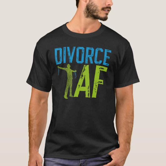 Happy Divorce Party Divorce Af T-shirt (Voorkant)