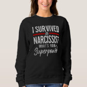 Happy Divorce Party I Survived A Narcissist What's Trui (Voorkant)