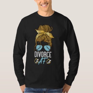 Happy Divorce Party zonnebril gescheiden T-shirt