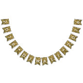 Happy Diwali 2016 Gold White Glitter Lights Party Vlaggetjes (Alle)