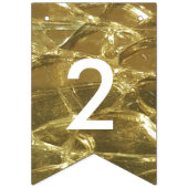 Happy Diwali 2016 Gold White Glitter Lights Party Vlaggetjes (Eerste vlag)