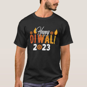 Happy Diwali 2023 Festival van Lichten Indiase Hin T-shirt