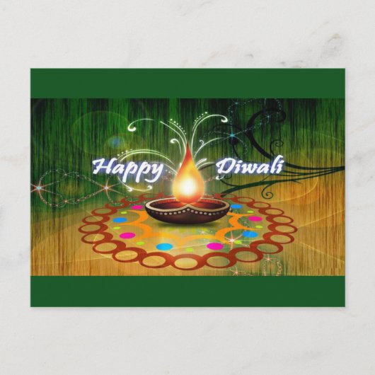 Happy Diwali Briefkaart (Voorkant)