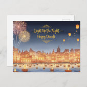 Happy Diwali Briefkaart (Voorkant / Achterkant)