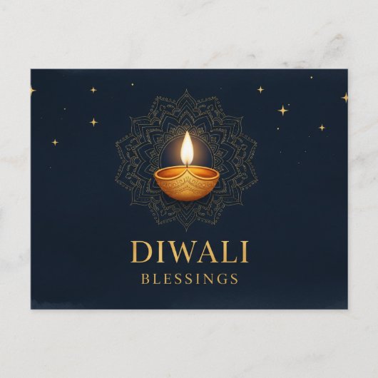 Happy Diwali Briefkaart (Voorkant)