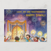 Happy Diwali Briefkaart (Voorkant)