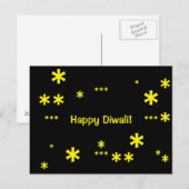 Happy Diwali, briefkaart (Voorkant / Achterkant)
