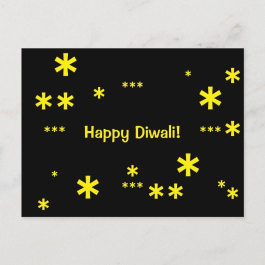 Happy Diwali, briefkaart (Voorkant)