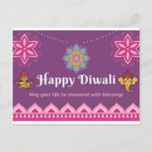 Happy diwali briefkaart (Voorkant)