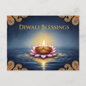 Happy Diwali Briefkaart (Voorkant)