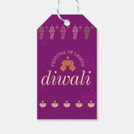 Happy Diwali cadeau labels en cadeau behuizingen Cadeaulabel