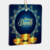 Happy Diwali Ceramic Ornament (Rechts)