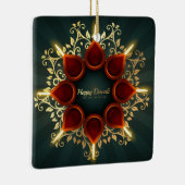 Happy Diwali Ceramic Ornament (Rechts)