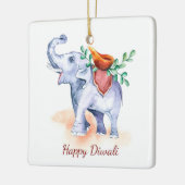 Happy Diwali Ceramic Ornament (Links)