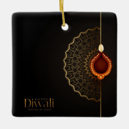 Happy Diwali Ceramic Ornament
