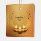 Happy Diwali Ceramic Ornament (Links)