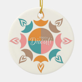 Happy Diwali Ceramic Ornament