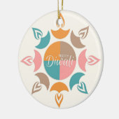 Happy Diwali Ceramic Ornament (Links)
