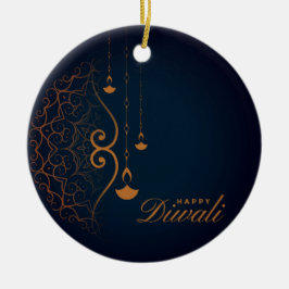 Happy Diwali Ceramic Ornament