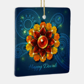 Happy Diwali Ceramic Ornament (Rechts)