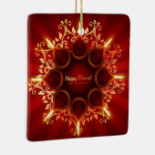 Happy Diwali Ceramic Ornament (Rechts)
