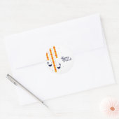 Happy Diwali Classic Round Sticker (Envelop)
