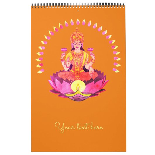 Happy Diwali - Deepalavi Lakshmi Goddess 1 Kalender (Hoes)