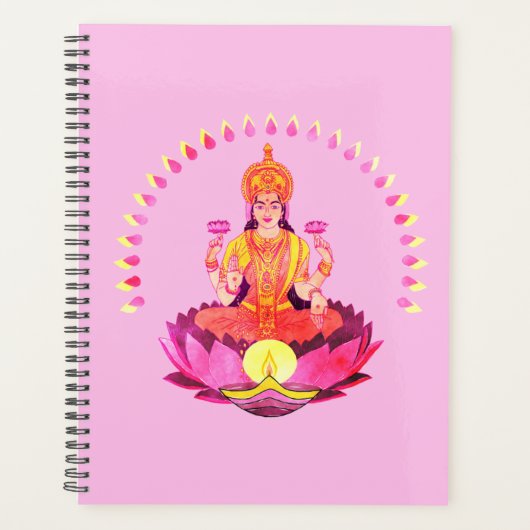 Happy Diwali - Deepalavi Lakshmi Goddess 1 Planner (Voorkant)
