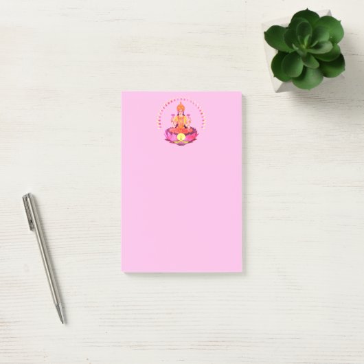 Happy Diwali - Deepalavi Lakshmi Goddess 1 Post-it® Notes (Kantoor)