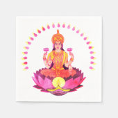 Happy Diwali - Deepalavi Lakshmi Goddess 1 Servet (Voorkant)