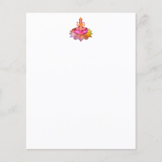 Happy Diwali - Deepalavi Lakshmi Goddess 4 (Voorkant)