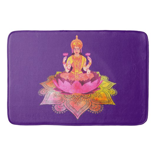 Happy Diwali - Deepalavi Lakshmi Goddess 4 Badmat (Voorkant)