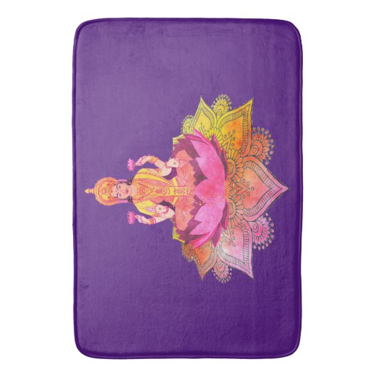 Happy Diwali - Deepalavi Lakshmi Goddess 4 Badmat (Voorkant Verticaal)