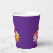 Happy Diwali - Deepalavi Lakshmi Goddess 4 Papieren Bekers (Links)