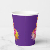 Happy Diwali - Deepalavi Lakshmi Goddess 4 Papieren Bekers (Rechts)