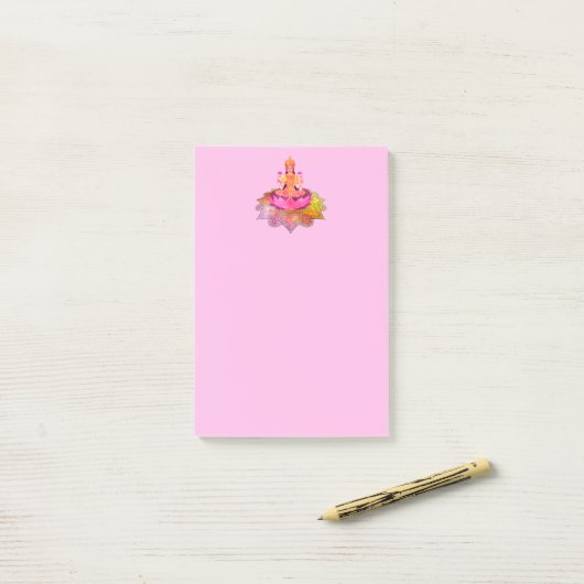 Happy Diwali - Deepalavi Lakshmi Goddess 4 Post-it® Notes (Op bureau)