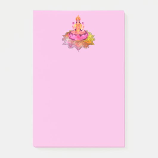 Happy Diwali - Deepalavi Lakshmi Goddess 4 Post-it® Notes (Voorkant)