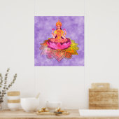 Happy Diwali - Deepalavi Lakshmi Goddess 4 Poster (Keuken)