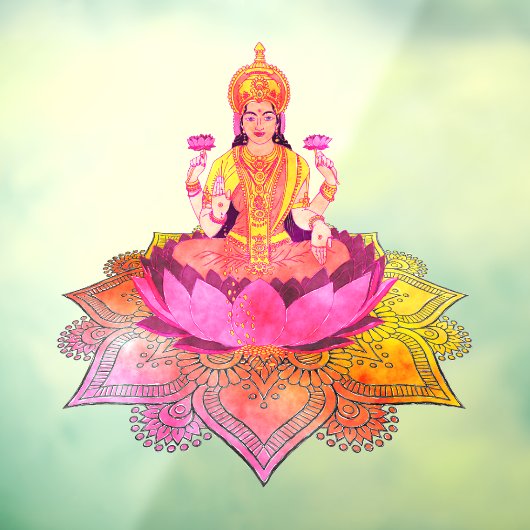 Happy Diwali - Deepalavi Lakshmi Goddess 4 Raamsticker (Vel 3)