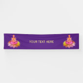 Happy Diwali - Deepalavi Lakshmi Goddess 4 Spandoek (Horizontaal)