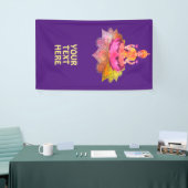Happy Diwali - Deepalavi Lakshmi Goddess 4 Spandoek (Beurs)