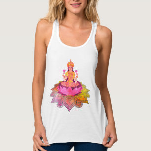 Happy Diwali - Deepalavi Lakshmi Goddess 4 Tanktop