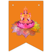 Happy Diwali - Deepalavi Lakshmi Goddess 4 Vlaggetjes (Derde vlag)