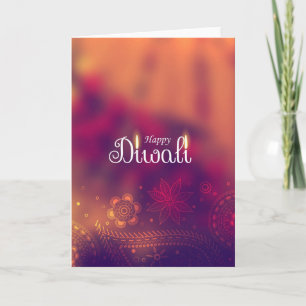 Happy Diwali Deepawali Indiaas festival van Lichte Kaart