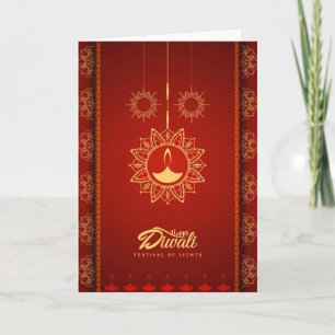 Happy Diwali Deepawali Indian Festival of Lights Kaart