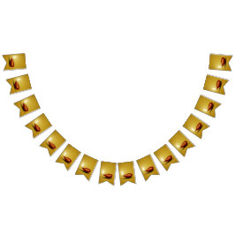 Happy Diwali Diya - Bunting Flags Vlaggetjes