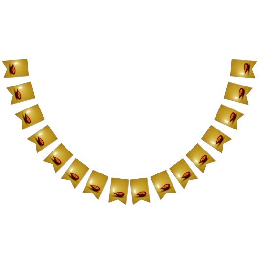 Happy Diwali Diya - Bunting Flags Vlaggetjes (Alle)