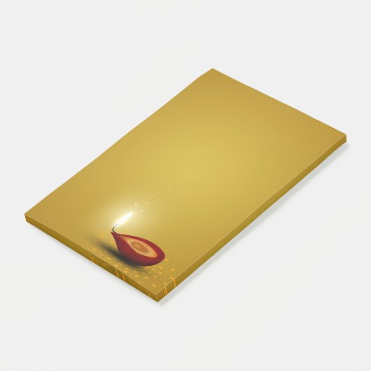 Happy Diwali Diya - Post-it® notes (Schuin)
