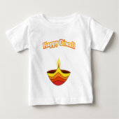 Happy Diwali en Diya Lamp (Voorkant)