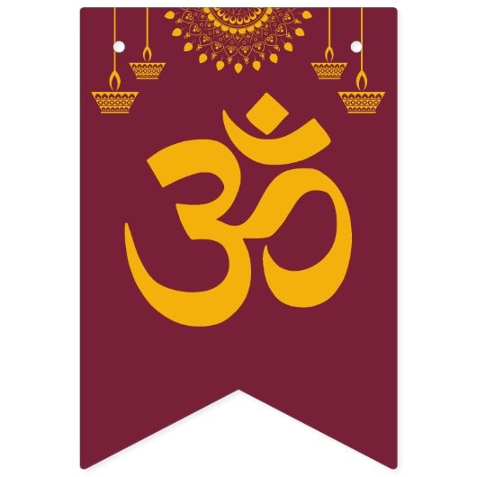 Happy Diwali-feest Vlaggetjes (Eerste vlag)